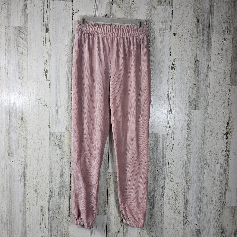 no boundaries light pink Corduroy soft joggers women's size small 3-5